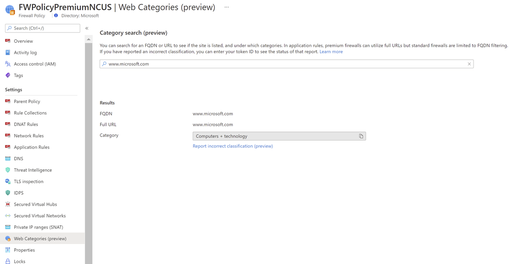 Web Kategorisi Arama ekran görüntüsü
